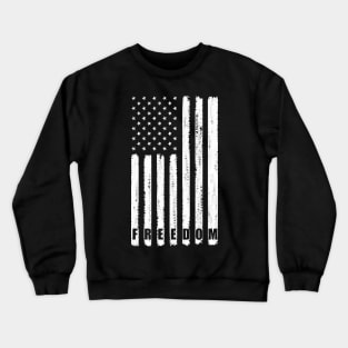 USA flag freedom Crewneck Sweatshirt